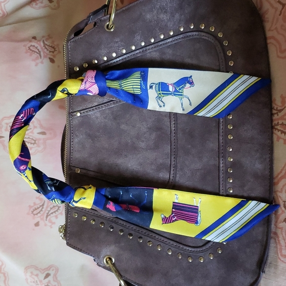 * Horse Show Skinny Scarf Cowgirl Vaquera Country Stripes - Picture 1 of 10